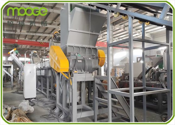 Waste Pe Ldpe Plastic Film Pp Jumbo Woven Bag Crushing Washing Line factory