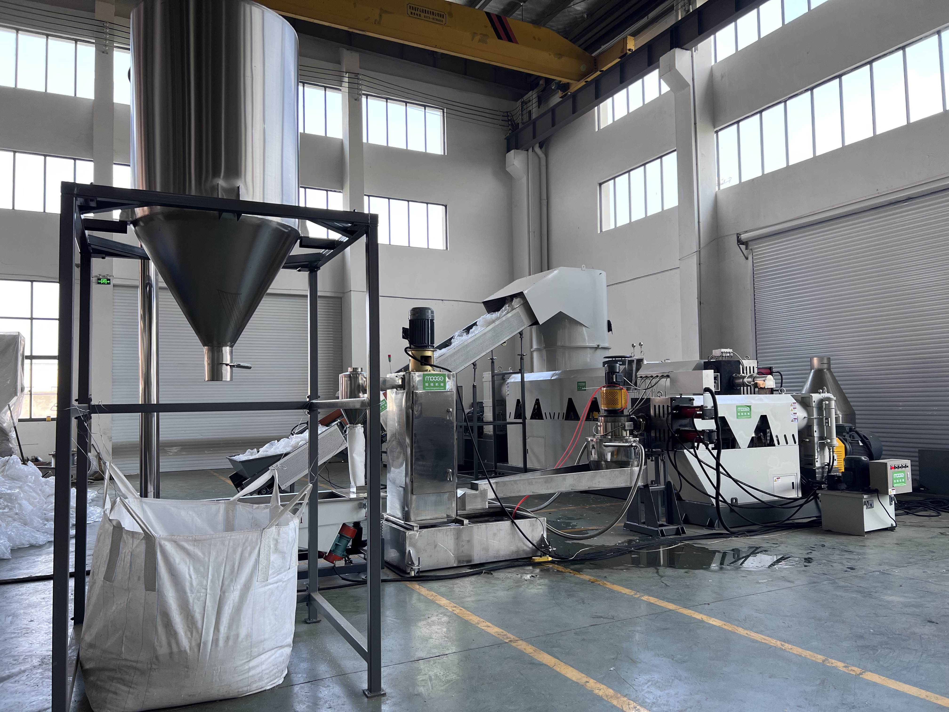 Granulator Pelletizing Extruder for Plastic Pellets factory