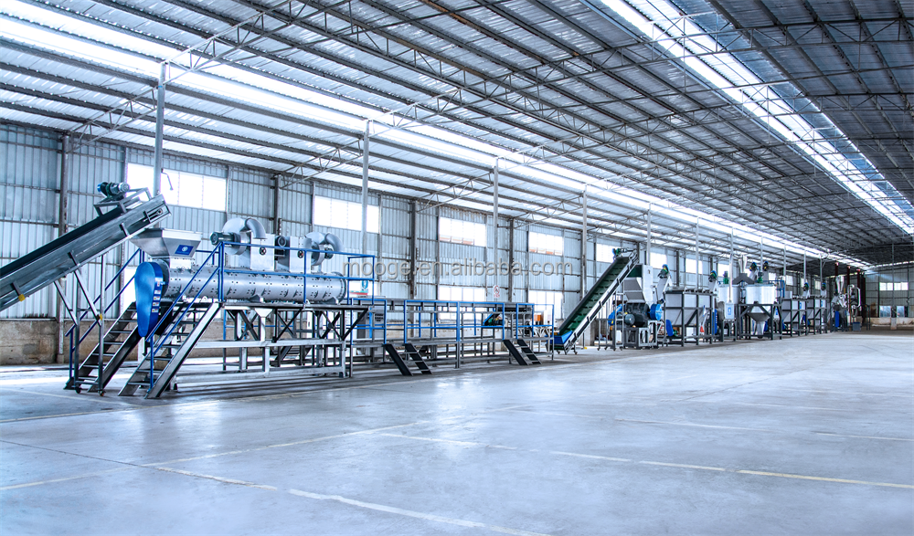 Plastic Waste PET Bottles Washing Line Machinery factory