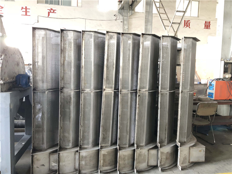 PET ABS PP PE Horizontal Dryer Machine Plastic Washing Dewatering Machine details