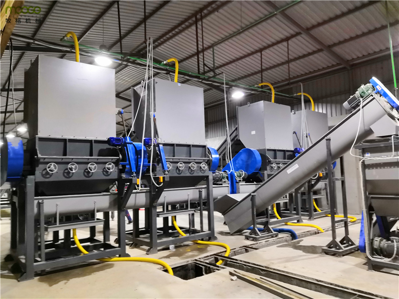 Waste Plastic PET Bottle Recycling Washing Line / Dirty Flakes Production Line for Recycling Factory manufacture