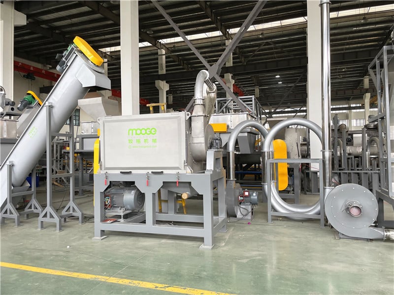 Waste Plastic PP PE HDPE Bottle Hollow Container Recycling Machine Plant supplier