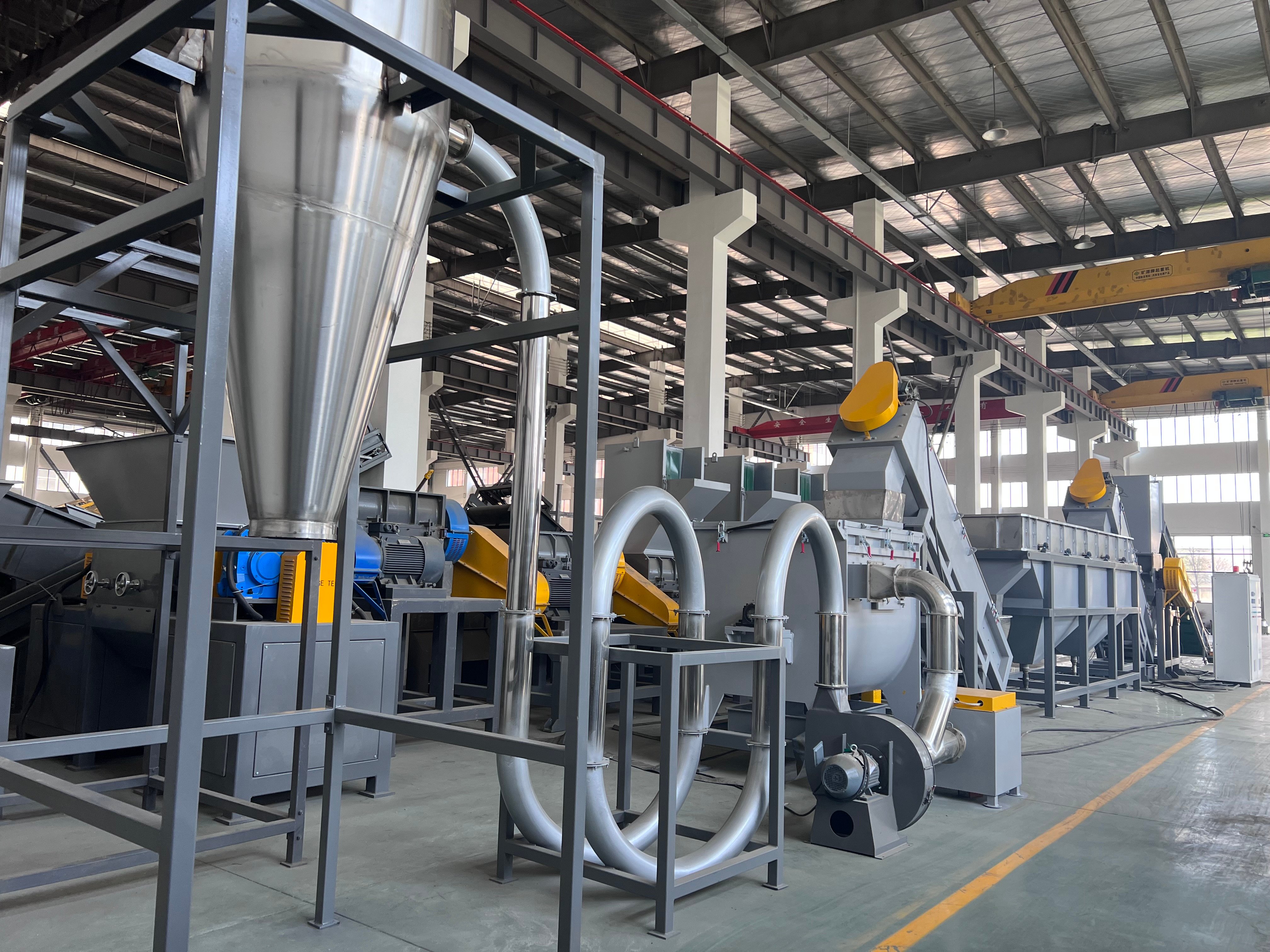 Fully Automatic PP PE Waste Plastic Film Washing Line and Crush Machine manufacture