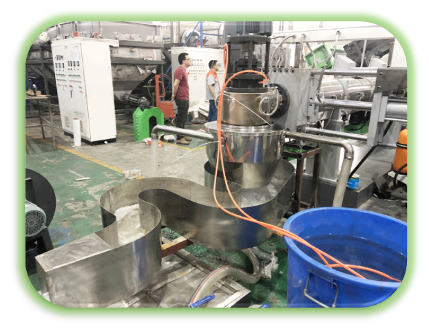 Factory Direct Selling HDPE LDPE Film Bag Single Stage Granulation Production Line details