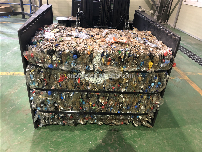 PVC PET Bottle Plastic Shredder Crusher Machine factory
