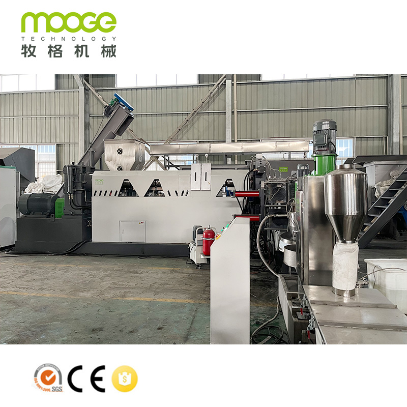 Plastic Pelletizing Waste Pe Pp Recycled Granules Making Machine manufacture