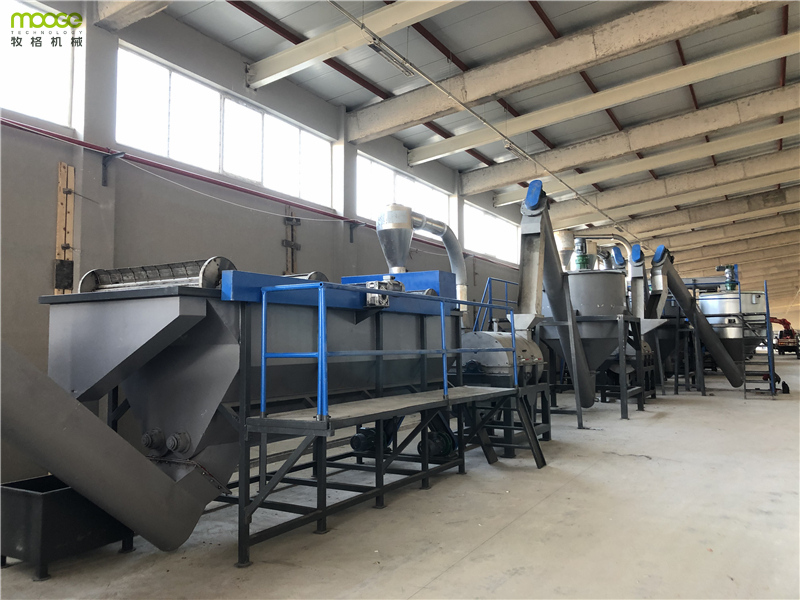 Waste Plastic PET Bottle Recycling Washing Line / Dirty Flakes Production Line for Recycling Factory supplier