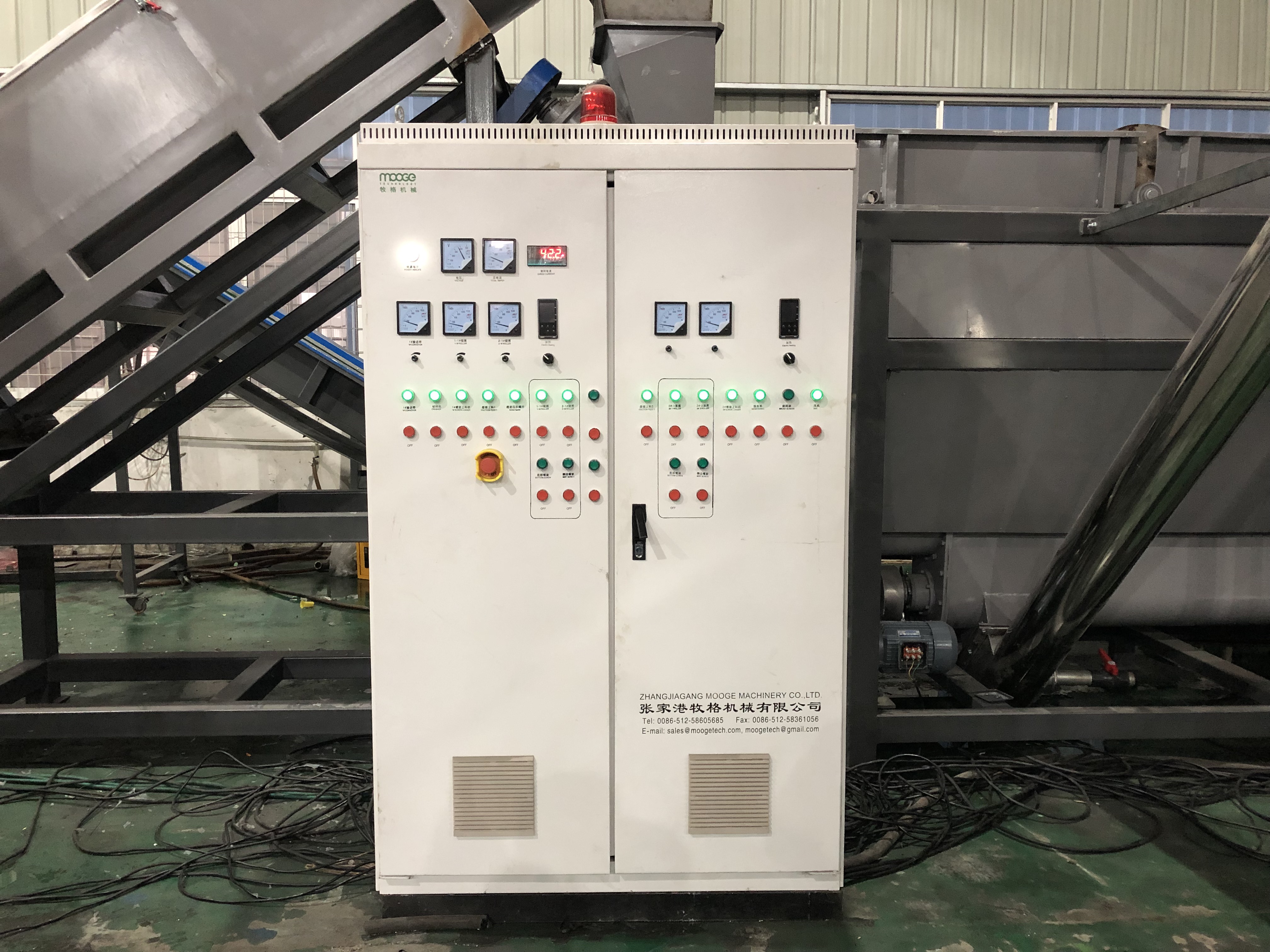 Fully Automatic PP PE Waste Plastic Film Washing Line and Crush Machine supplier