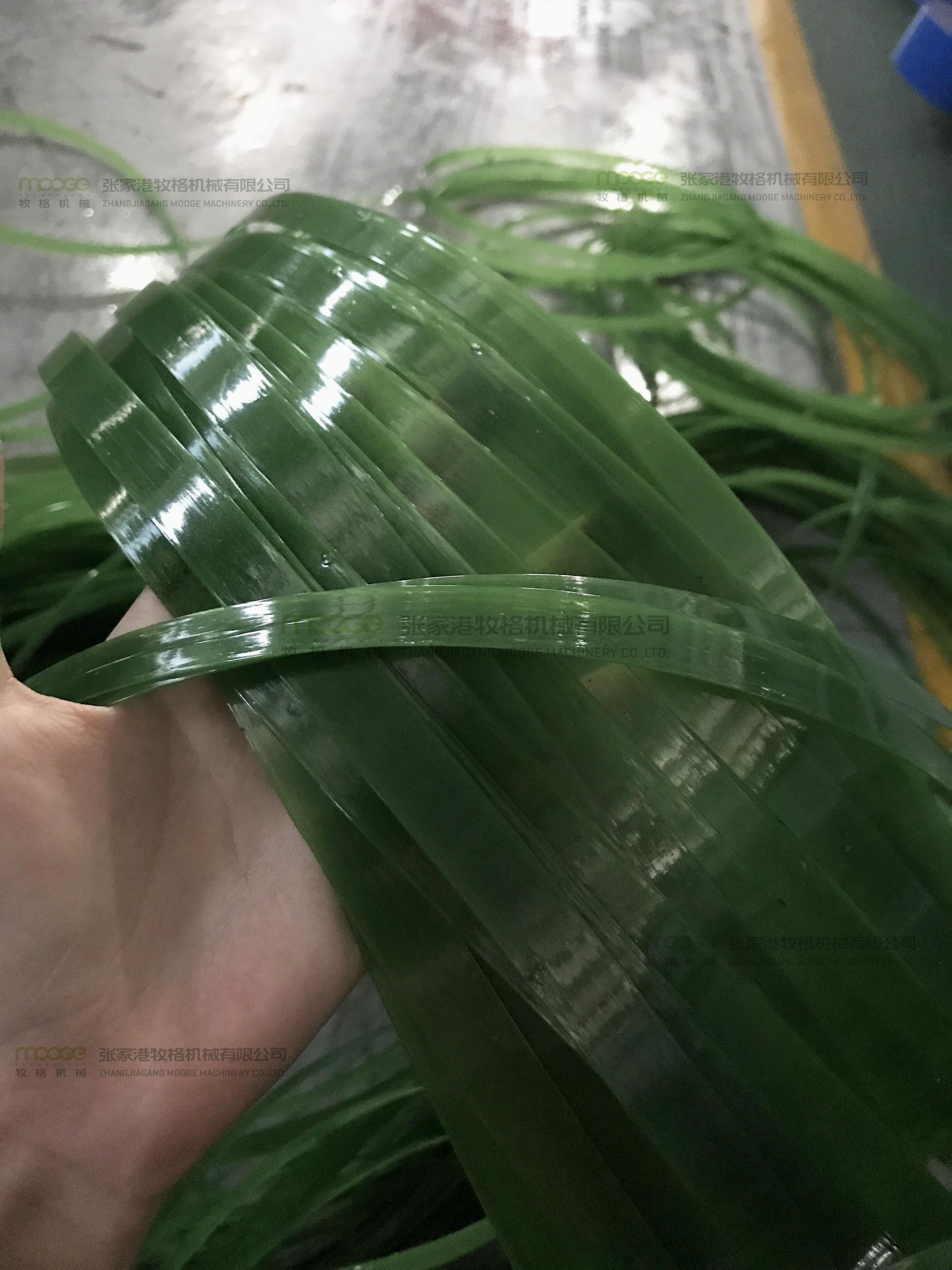 Plastic PET Recycling Plant PET Strap Making Machine / PET Package Strap Band Extrusion Line supplier