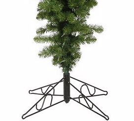 Direct Factory Sale Green Full PVC Inverted Tree Christmas Decoration Personalized Indoor Simple Iron Christmas Tree details