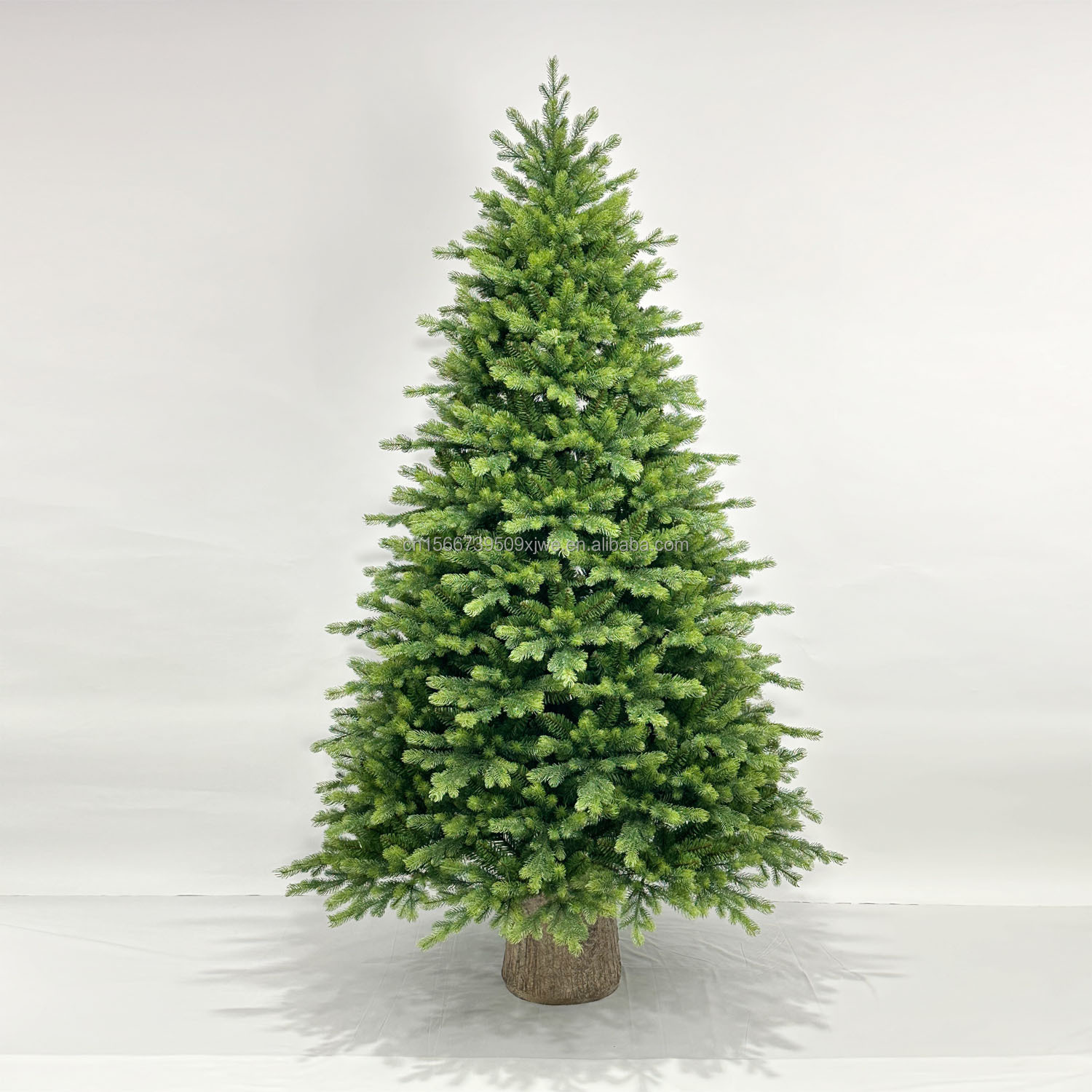 2025 New Style Hinged Artificial Folding Christmas Tree PE + PVC Mixed with Magnesium Oxide Stand supplier