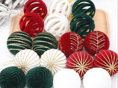 كرات شجرة عيد الميلاد الفاخرة للبائعين الجملة العالميين