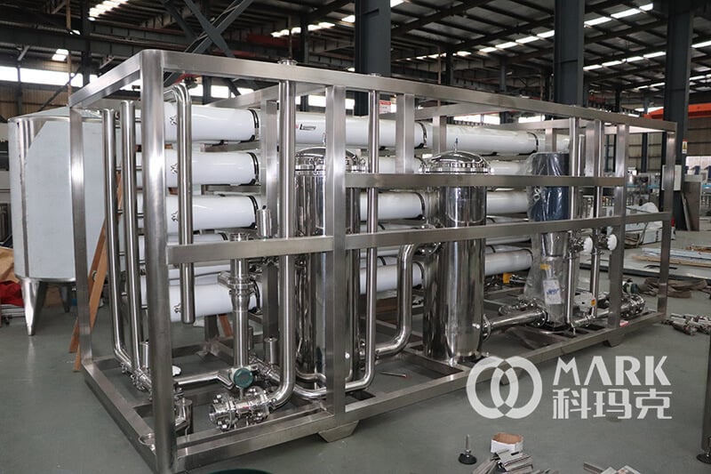 What is the problem with the water treatment equipment not producing water?