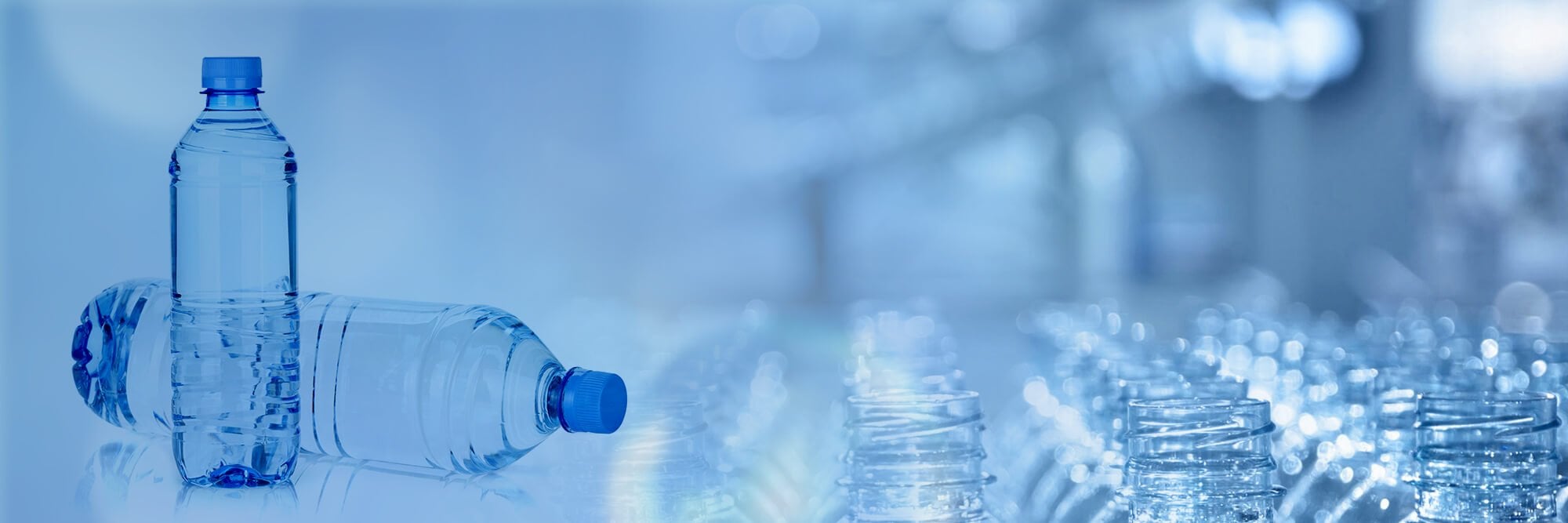 How does the sterilization equipment in water treatment work?