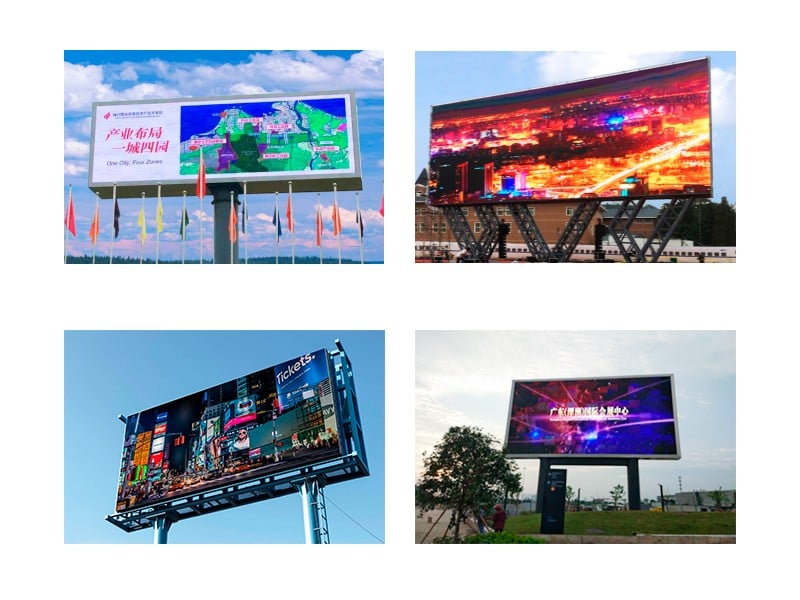 Outdoor Front Service LED Screen manufacture