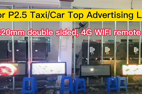 Taxi-Dach-LED-Screen, Taxi-Dach-LED-Reklametafel