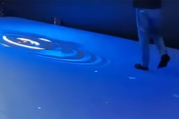 LED екран за танцувална пода, Поден LED дисплей