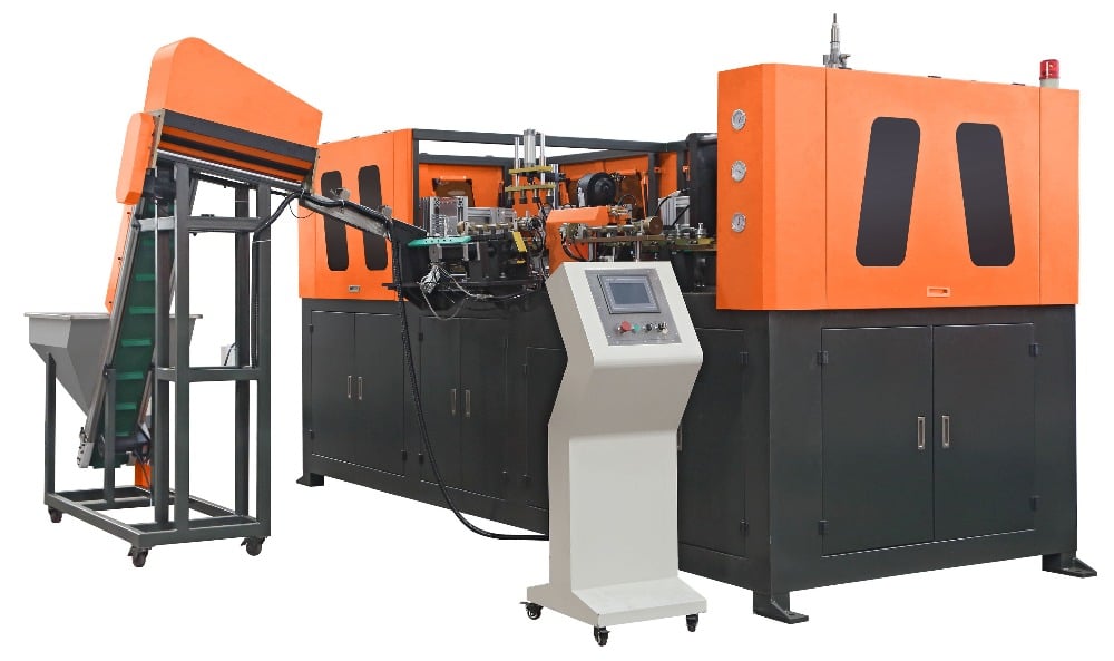 Automatic 4 Cavity Plastic Water Bottle Stretch Blowing Blow Moulding Machine details