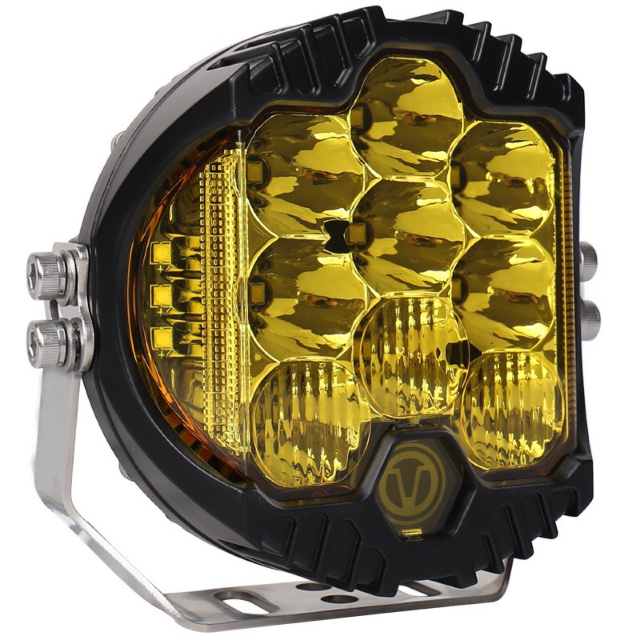 LYAF 5 Inch 50W IP67 Amber Yellow LED Work Light Bar Side Off Road Driving Light Spot Flood Combo Driving Lamp supplier