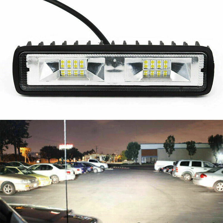 LYAF LED Headlights 12-24V 36W LED Work Light Spotlight for Auto Motorcycle Truck Boat Tractor Trailer Offroad Working Light factory