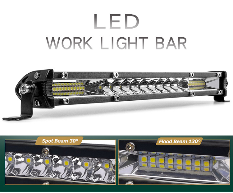 LYAF Ultra Slim 11inch Led Light bar 12-24V Led Bar Combo Spot Flood Driving Work Light for Off Road Trucks Tractor manufacture