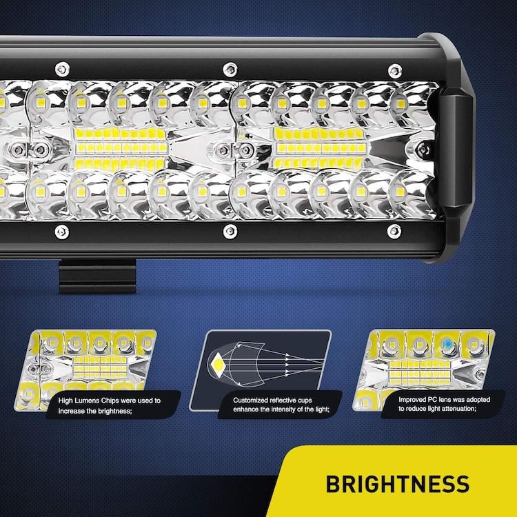 LYAF 420W Heat Dissipation Brightness Dimension Adjustable Durable LED Light Bar details