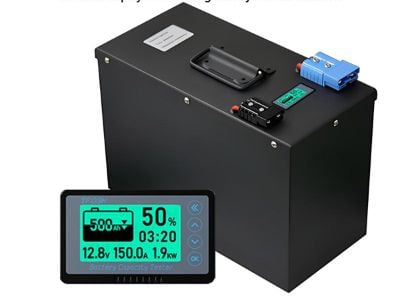 High-End Touch Color Screen Coulomb Meter That Adds Technological Charm to RV Life