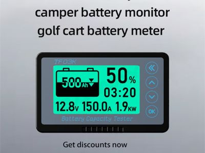 Forklift Battery Monitoring: Real-time Display and Low Battery Alarm