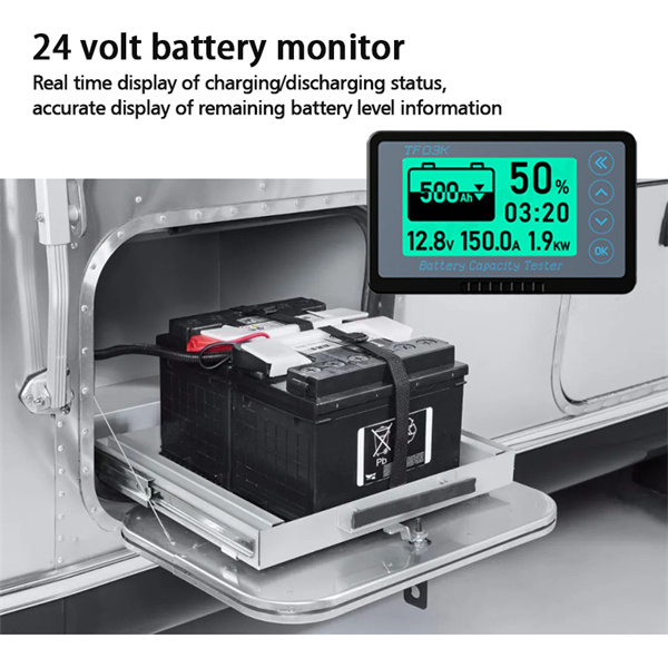 Il s'agit d'une application qui vous donnera des informations en temps réel sur l'état de santé de votre batterie 24 volts.