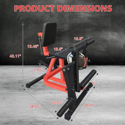 IUNNDS OEM Functional Seated Leg Extension & Curl Machine for Triceps Glutes & Biceps-Gym Fitness Strength Training factory