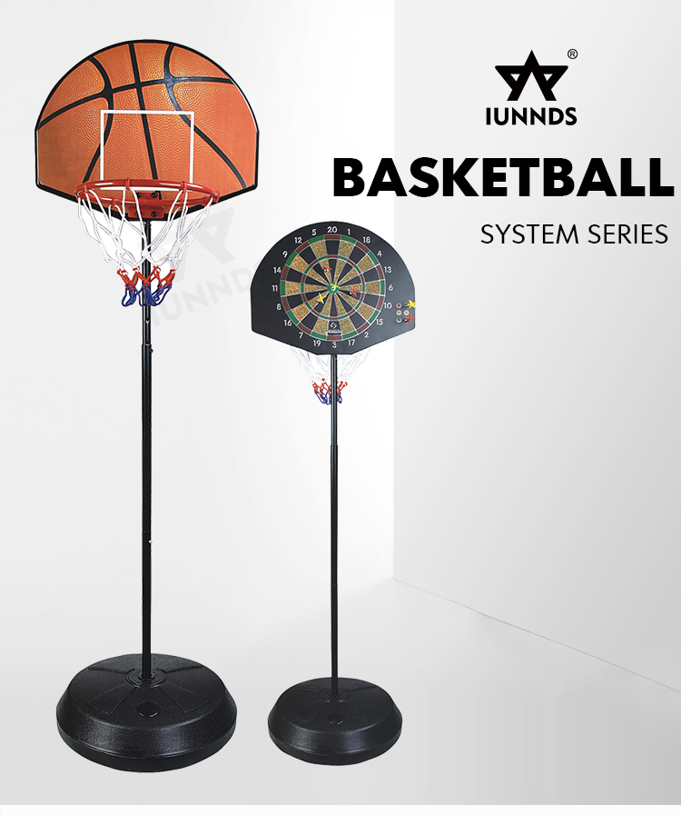 IUNNDS Children Toys Training 2-1 Function Backboard Kids Basketball Hoop Stand With Nets manufacture