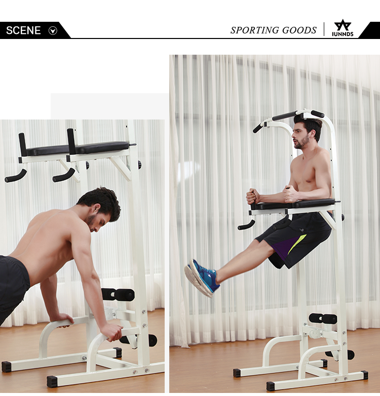 IUNNDS Hot Sale Body Building Equipment Gym Fitness Tower Pull Ups Dip Bar Station Factory Wholesale Pull up Tower supplier