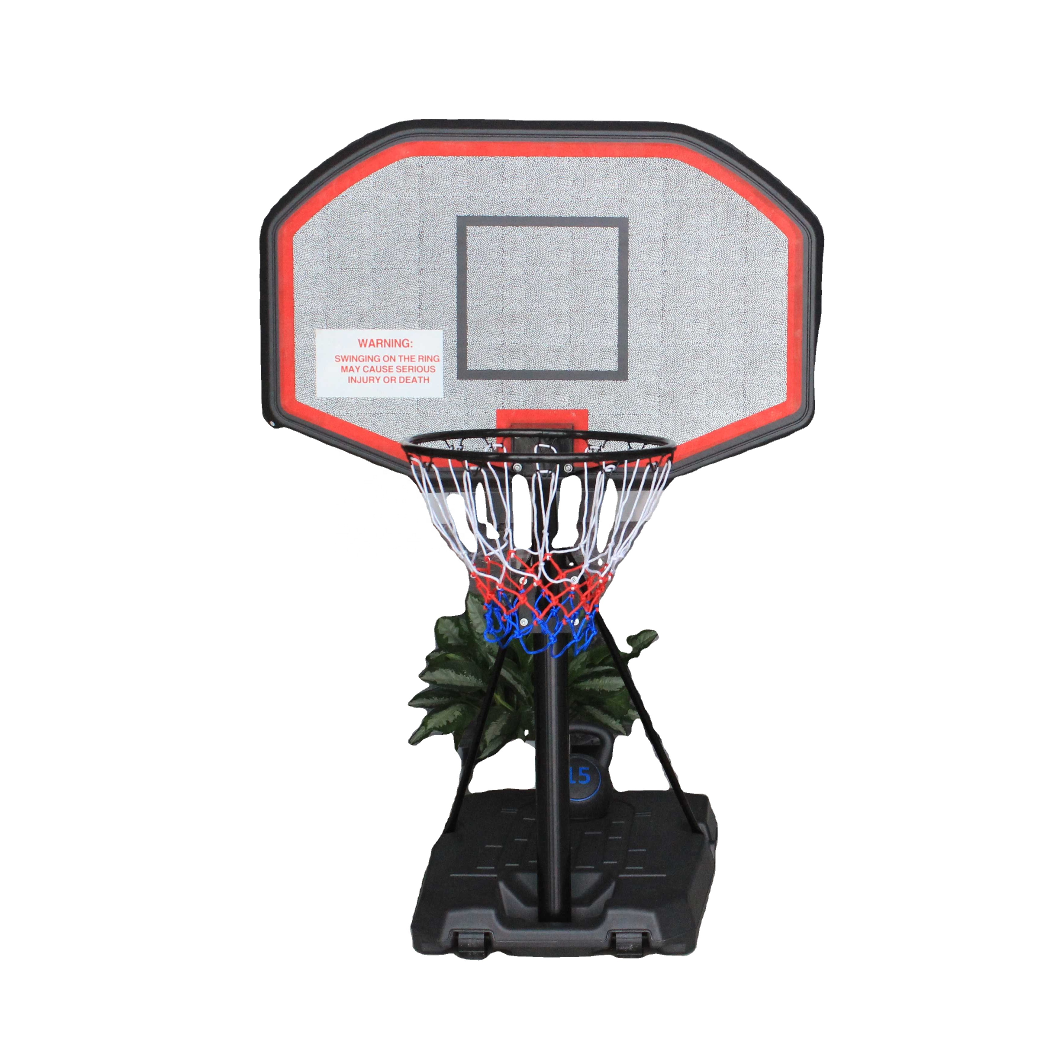 IUNNDS 38cm 15inch Standard Size Height Adjustable Portable Mini Basketball Hoop Rim supplier