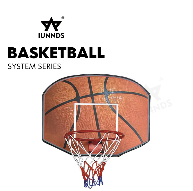IUNNDS Portable Indoor Outdoor Metal Basketball Hoop Rim with Backboard for Home or Office Basketball details