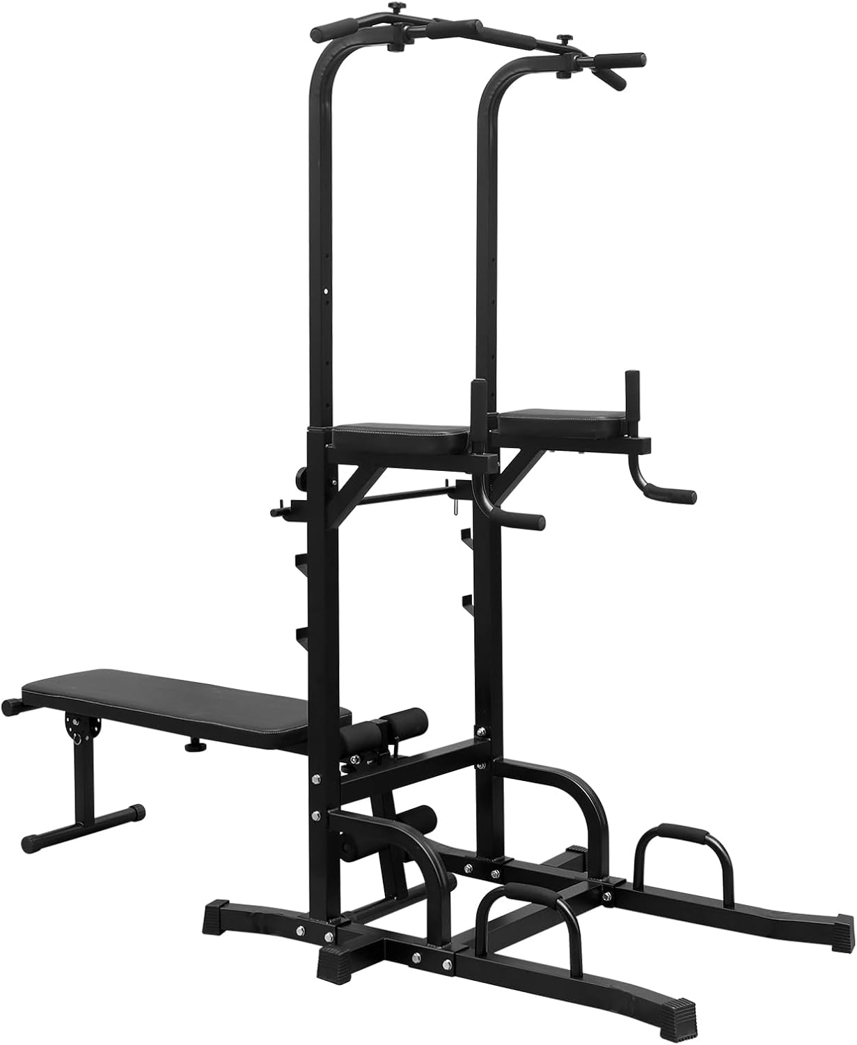 IUNNDS Home Gym Equipment Multi-Function Power Tower Adjustable Pull up Bar Dip Power Rack Strength Workout Station supplier