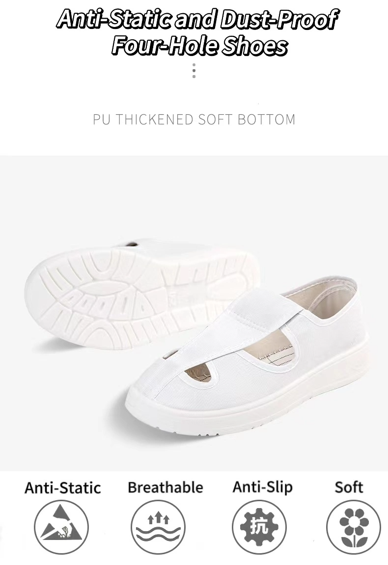 China Wholesales Industry Use Canvas Sole Cleanroom ESD Safe Shoes supplier