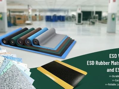 ESD Floor Mat Materials: Which One Suits Your Facility Best?