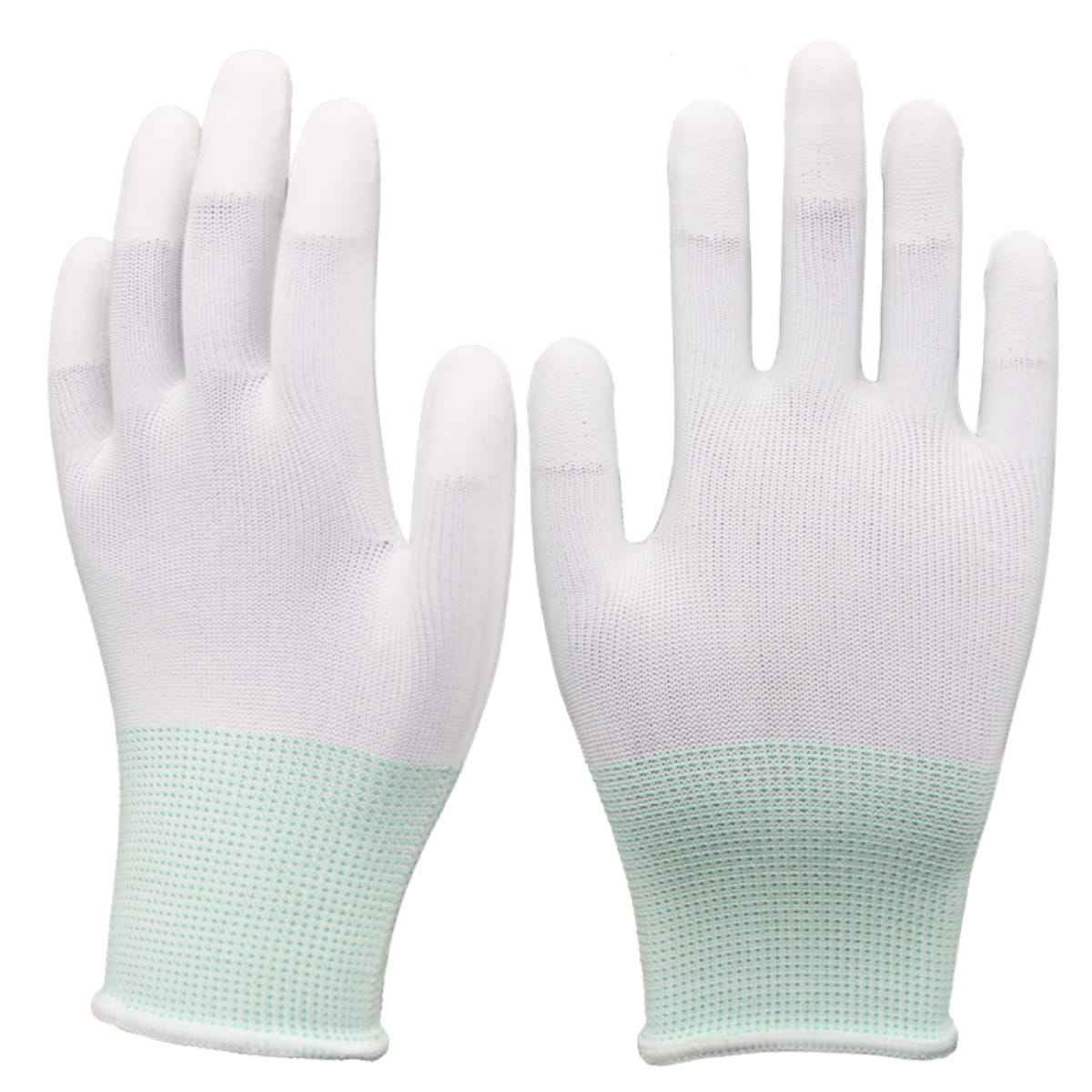 ESD PU Palm Gloves Anti-Static Conductive Coated Nylon Work Gloves supplier