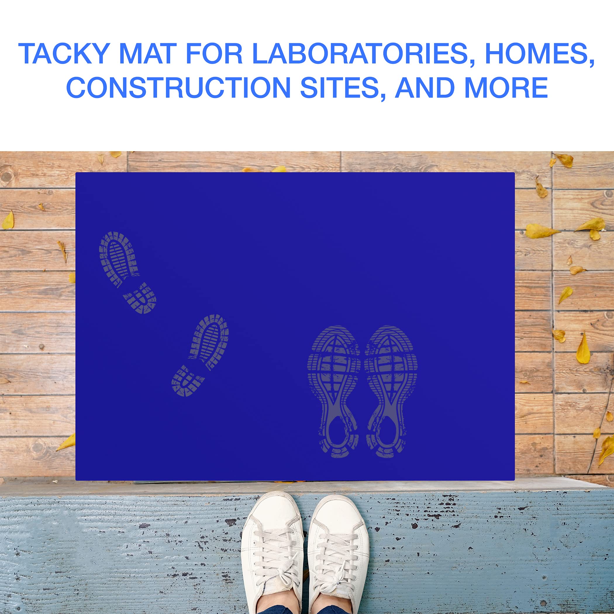 Cleanroom Sticky Mats Construction Tacky Adhesive Floor Mats factory