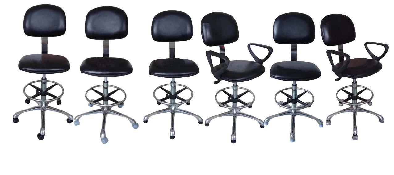 ESD Anti-Static Chair with Fabric Cover for Lab, Cleanroom & Office Use factory