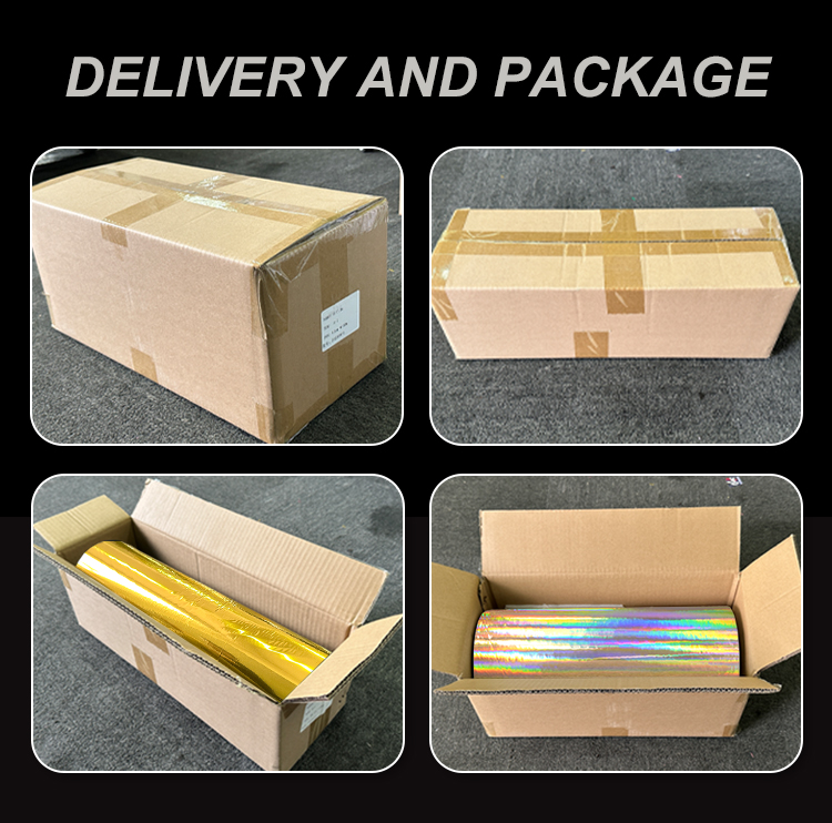DTF 75 Micron Gold Golden Silver Rose Gold Rose Red Multi Color Film Gold DTF Film Silver Color for DTF Printer Stamping Foil manufacture