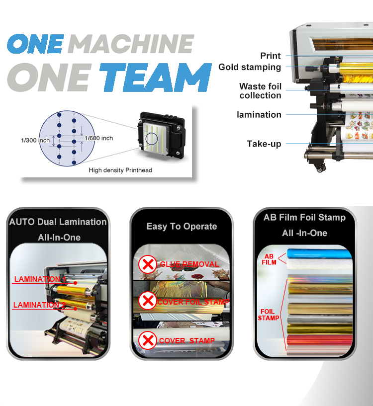 Automatic 40cm UV DTF Printer for Phone Cases Acrylic Souvenirs Pens AB Films A2-New Condition UV Ink supplier