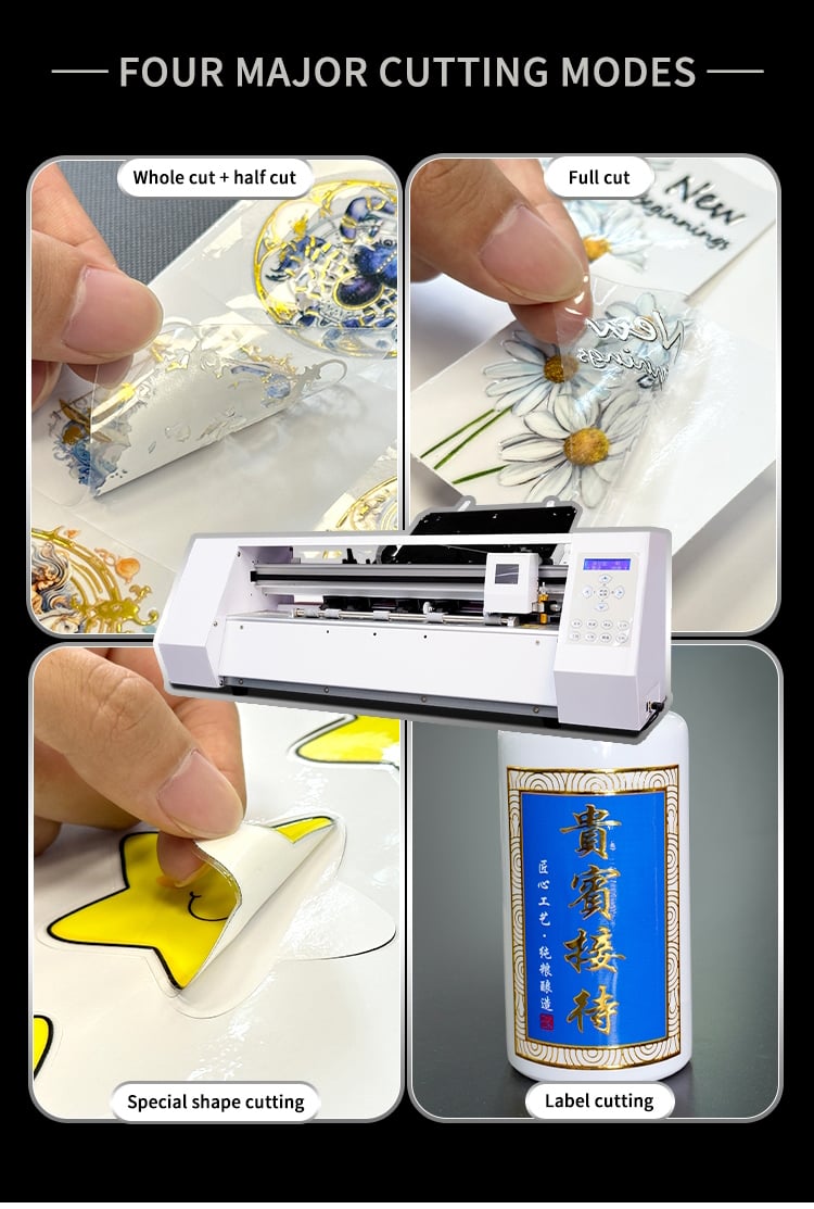 Fully Automatic A2 A3 A4 Multi-Page Label Cutter Sticker Die Paper Cutting Machine Sheet Fed with Wi-Fi Transmission details