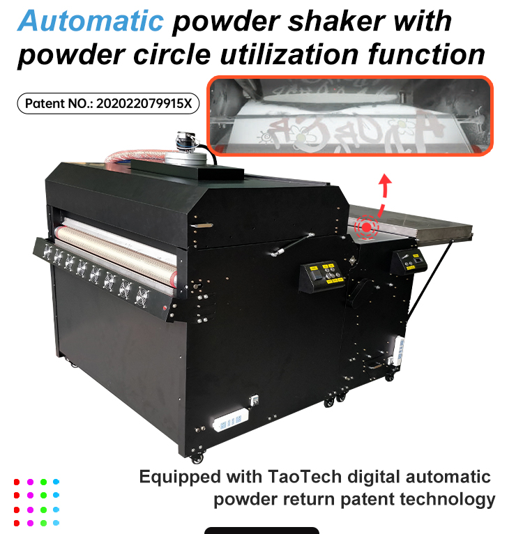 I3200 DTF Industrial 4-Head T-Shirt Flatbed Printer with 120cm Shaker New Condition Includes Technical Support factory