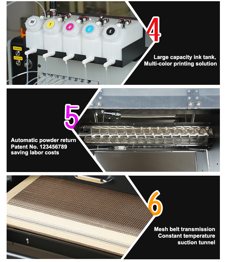 A2 Dtf Printer Printing Machine Digital T-shirt Printing Machine Printer for Clothes A2 40cm I3200 Head DTF Printer supplier