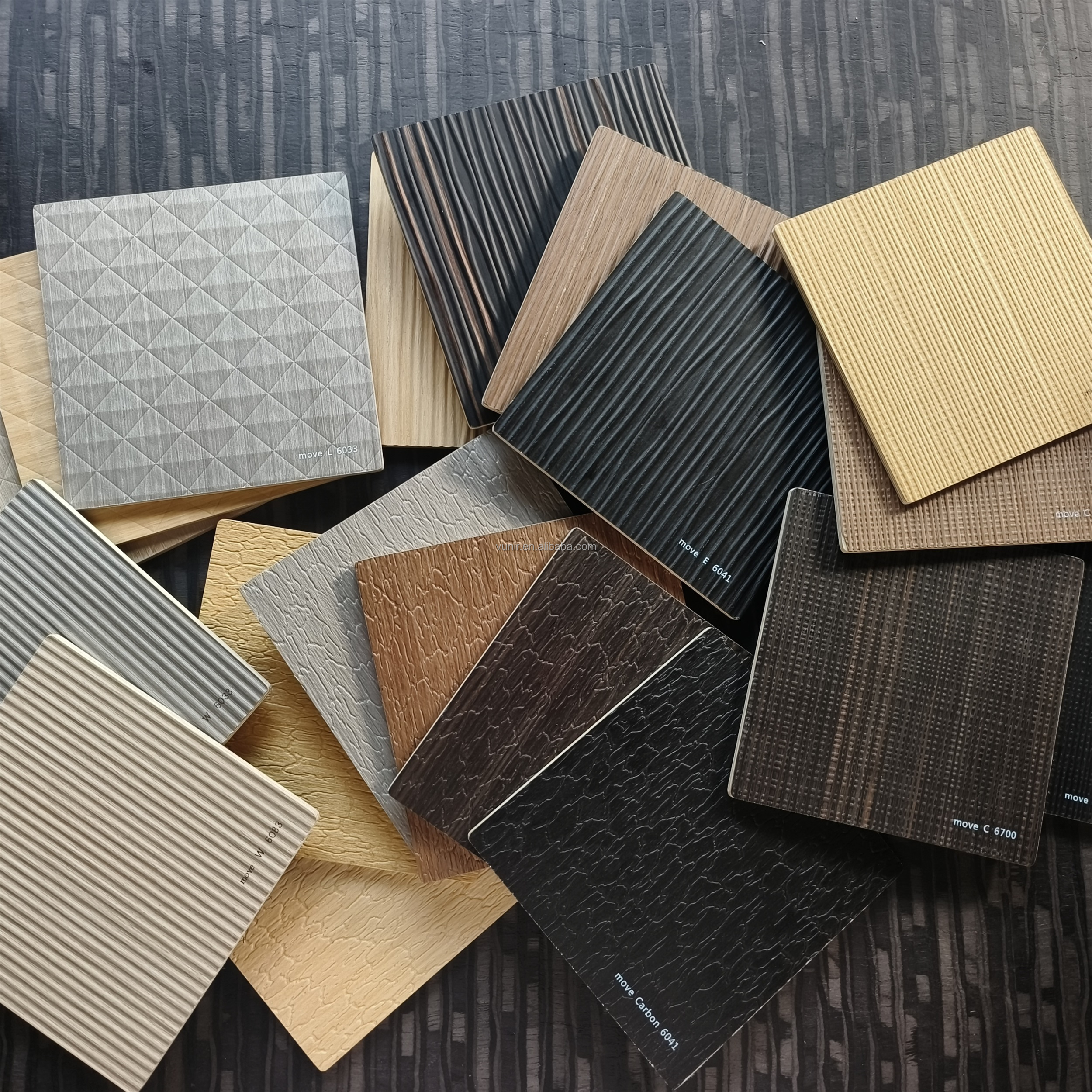Vunir 1mm Engineered Recon Wooden Veneer Hot Selling 3D Textured Eco-Friendly for Hotel Plywood Door Skin supplier