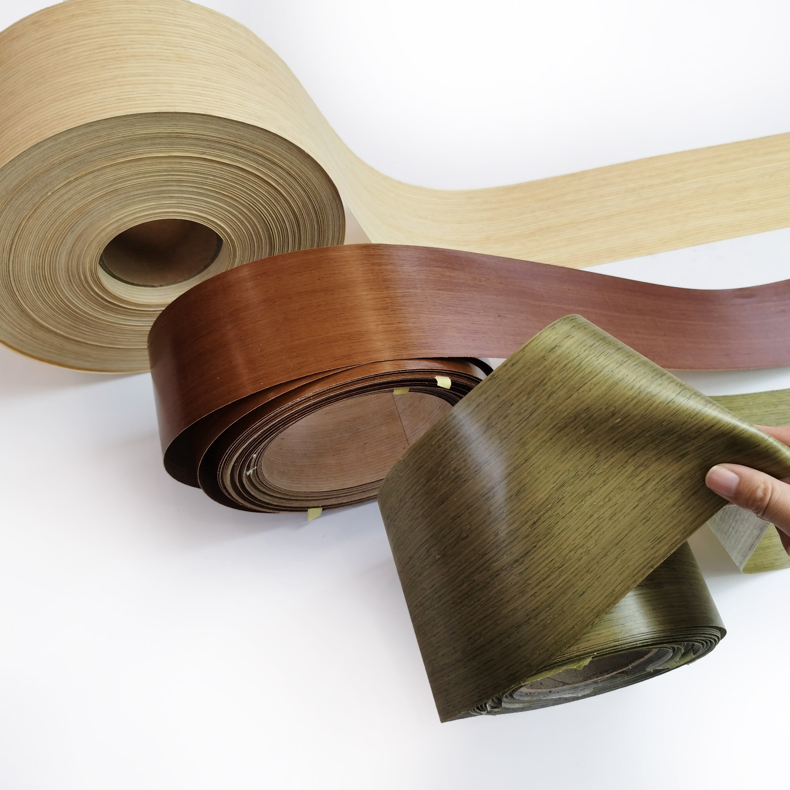 Vunir Durable and Stylish UV-Coated Prefinished Natural Wood Veneer Edge Banding Prefinished Natural Wood Veneer manufacture