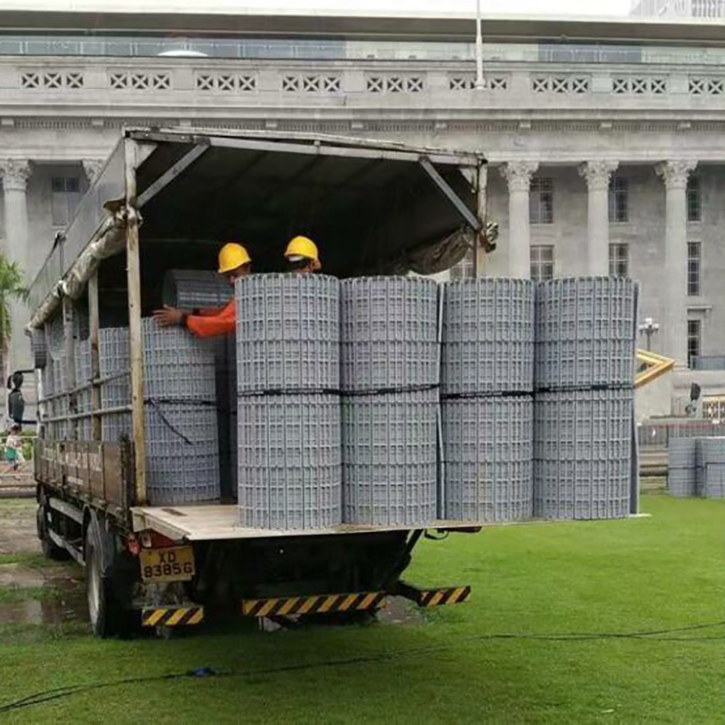 Our Rollable Turf & Grass Protection Flooring T-01 used in one event of Goverment in Singapore on 2019