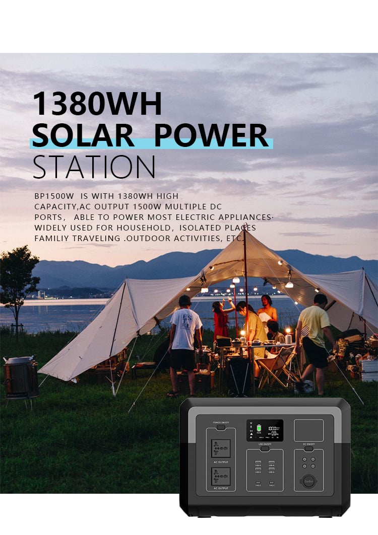 Home 110v 220v Camping Solar Generator Power Station 5000w 3000w 2400w 1500w 600w 500w 300w Portable Power Station supplier