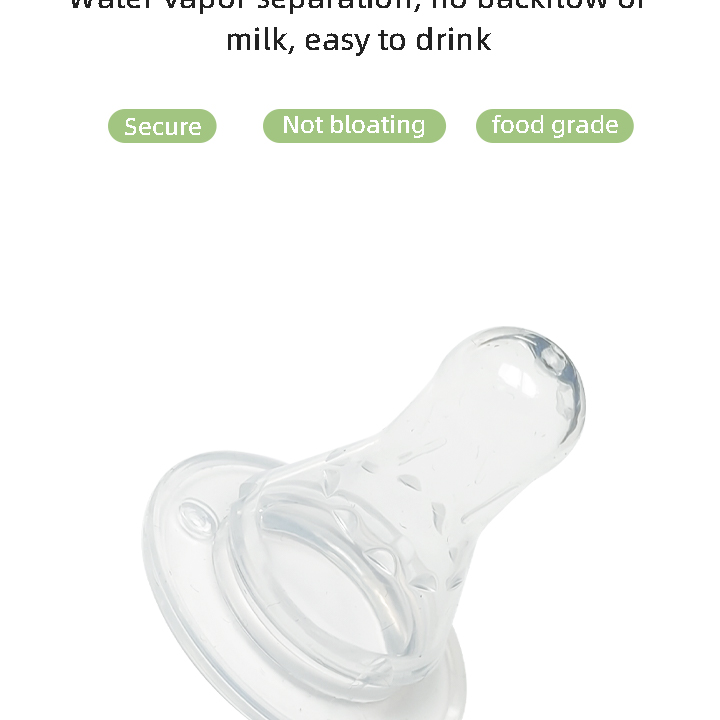BPA-Free Soft Transparent Silicone Nipple for Baby Bottle Durable and for 0-12 Months Baby Feeding Nipple supplier